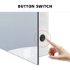 LED Bathroom Wall Mirror with Shaver Socket 3X Magnifier Lights Illuminated IP44