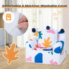 Kids Sofa Chair Foam Filled Armchair Leaf Toddler Couch Upholstered Armchair