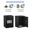48L Digital Electronic Safe Box Cash Jewelry Safecase Security Box Cabinet w/Key