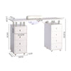 Professional Manicure Table Nail Beauty Salon Station Technician Storage Desk UK