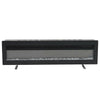 60'' Electric Fireplace Wall/Freestanding Heater - Crystals LED Flames -2 Heated