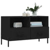 TANZEM TV Cabinet Black 80x36x50 Engineered Wood,TV Stand, Industrial A4L6