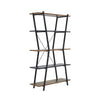 5 Tier Corner Shelves Display Cabinet Bookshelf Unit Home Living Room Furniture