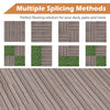 30cmx30cm Waterproof Outdoor Flooring Covering 1.7㎡Total Splicing Area-Grey