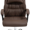 Office Desk Chair Executive Swivel Recliner Chair Adjust Seat Height Padded Arms