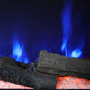 Electric Fireplace Suite Fire LED 7 Color Flames MDF Surround Heater Wall Mount