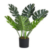 Large 65cm Artificial Cheese Plant InPot Realistic Fake Monstera Tree Home Décor