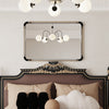 Rustic Industrial Metal Pipe Wall Mirror HD Make up Mirror Vertical / Horizontal