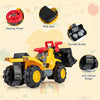 Kids Ride On Bulldozer Toy Car Children Pretend Play Truck with Storage
