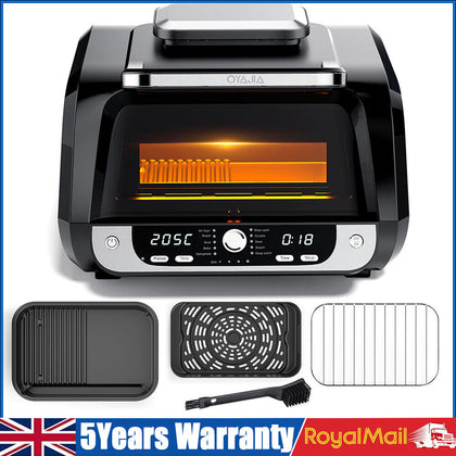 25L Air Fryer Oven With Rotisserie Large XXL Digital Knob 1700W 12 in 1 Zusiwvsr