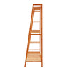 Heavy Duty Wooden Clothes Rail Rack Garment Hanging Stand Corner Open Wardrobe