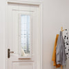 Wall Mounted Mirrored Jewelry Cabinet Door Hanging Jewelry Armoire Xmas Gift