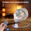 Bluetooth Electric Baby Swing Infant Cradle Bouncer Rocker Chair Music Remote Mw