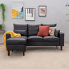 Luxury 3 Seater Corner Sofa Armchair Settee Couch with Footstool Living Room