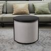 Round Coffee Table With Stool Set Space-Saving Living Room Balcony Leisure Table