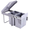 30L/40L Integrated Pull Out Kitchen Waste & Recycling Bin for Cabinet/Under Sink