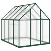 Sufrk Greenhouse with Base Frame Green 224x169x195 Aluminium,Polycarbonate O9G6