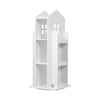 Kids Rotating Bookshelf Castle Rack Display Bookcase Toys Storage Book Shelf UK