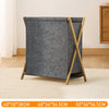 S/M/L Collapsible Fabric Laundry Hamper Foldable Clothes Bag Washing Bin Baskets