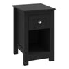 Wooden Small Side Table Slim Narrow Night Stand Bedside Drawer Storage Cabinet