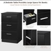 Bed Side Table Space-saving Bedroom Nightstand Bedside Cabinet with 3 Drawers