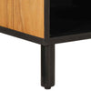 Iiaky TV Cabinet 80x33x46 Solid Wood Acacia,Television Stand for Living I2M0