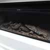 Electric Fireplace Remote Control LED Log Fire & Backlit Complete Modern Mantle