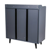 3 Doors Wooden Dining Sideboard Modern Storage Cupboard for Living Room Kitchen