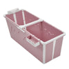 Folding Bathtub Water Tub Adult Children Kids Spa Soaking Sauna SPA Bath Tub Lid