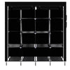 Large Canvas Wardrobe Clothes Closet Storage Cupboard Dustproof Cover