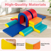 Lightweight Baby Climber Structures for Crawling Climbing and Sliding-Red