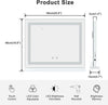 Bluetooth Hollywood Mirror Vanity Make Up Mirror Light LED Dressing Table Mirror