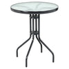 Garden Patio Table And 2/4 Chairs Set Conservatory Seat Black Outdoor Furniture