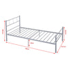 Simple Budget metal bed Single bed Frame w/Mattresses Option Bedroom Furniture