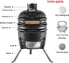 13" BBQ Charcoal Grill Roaster Smoker Egg BBQ Grill Ceramic Picnic Outdoor Style