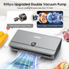 80KPA Vacuum Sealer Magnetic Lid 10-in-1 Double Heat Seal Touch Panel 130W Food