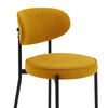 Dusk Mia Mustard Matte Velvet Set of 2 Barstools RRP