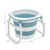 Folding Bathtub Water Tub Adult Children Kids Spa Soaking Sauna SPA Bath Tub Lid