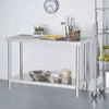 Commercial Catering Kitchen Stainless Steel Table Worktop Work Bench Prep Table