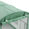 Garden Polytunnel 3m X 2m Greenhouse Galvanise Steel Frame Walk-in Tunnel House