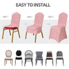 10-100x Spandex Stretch Wedding Chair Cover Shiny Metallic Glitter Covers Party