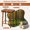 69CM Dining Bar Stool Set of 2 Counter Height Stool Chairs w/ Removable Cushion