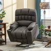 Massage Heat Armchair Single Sofa Electric Riser Lounge Recliner Chair Grey