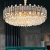 Super Bright Crystal Ceiling Light Height Adjustable Pendant Chandelier Lights