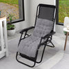 Garden Sun Lounger Replacement Cushion Patio Deck Chair Recliner Cotton Seat Pad