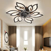 Stylish Ceiling Fan Light Dimmable LED Fan Lamp Bedroom Living Room APP Control