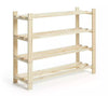 Karee 4 Shelf Shoe Storage Rack - Pine