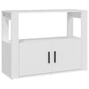 Gecheer Sideboard Buffet Cabinet White 80x30x60 Engineered Wood Side O6C4