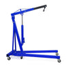 Blue Folding 1 Ton Hydraulic Engine Crane Hoist Lift Workshop Mechanics Lifting