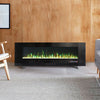 2023 New Electric LED Fireplace Wall Mounted Inset Into Fire 9/12 Colour 40-72in